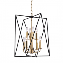 Hudson Valley Orange 1118-AGB - 8 LIGHT PENDANT