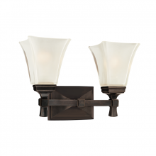 Hudson Valley Orange 1172-OB - 2 LIGHT BATH BRACKET