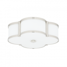 Hudson Valley Orange 1216-PN - 3 LIGHT FLUSH MOUNT