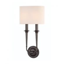 Hudson Valley Orange 1232-OB - 2 LIGHT WALL SCONCE