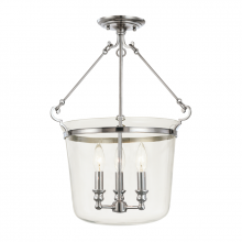 Hudson Valley Orange 132-PN - 3 LIGHT SEMI FLUSH