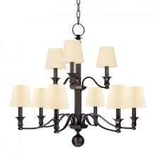 Hudson Valley Orange 1419-OB - 9 LIGHT CHANDELIER
