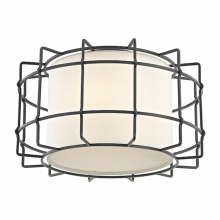 Hudson Valley Orange 1514-OB - 2 LIGHT FLUSH MOUNT