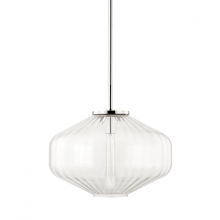 Hudson Valley Orange 1518-PN - 1 LIGHT C PENDANT