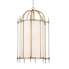 Hudson Valley Orange 1519-AGB - 8 LIGHT PENDANT