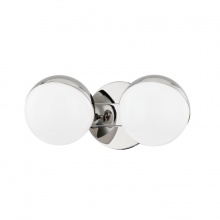 Hudson Valley Orange 1662-PN - 2 LIGHT BATH BRACKET