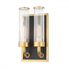 Hudson Valley Orange 1722-AGB - 2 LIGHT WALL SCONCE