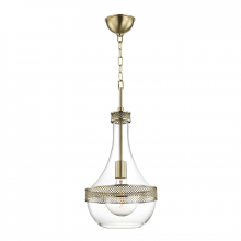 Hudson Valley Orange 1810-AGB - 1 LIGHT SMALL PENDANT