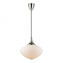 Hudson Valley Orange 1916-SN - 1 LIGHT PENDANT W/ MATTE OPAL GLASS