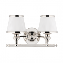 Hudson Valley Orange 2002-PN - 2 LIGHT BATH BRACKET