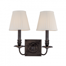 Hudson Valley Orange 202-OB - 2 LIGHT WALL SCONCE