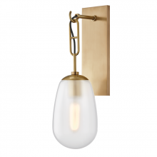Hudson Valley Orange 2101-AGB - 1 LIGHT WALL SCONCE