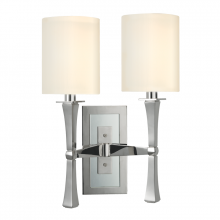 Hudson Valley Orange 2112-PN - 2 LIGHT WALL SCONCE