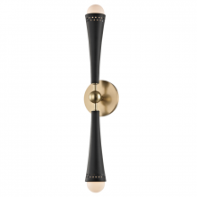 Hudson Valley Orange 2122-AGB - 2 LIGHT WALL SCONCE