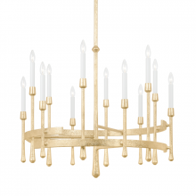 Hudson Valley Orange 2235-VGL - 12 LIGHT CHANDELIER