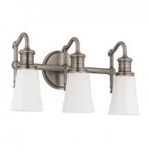 Hudson Valley Orange 2503-AN - 3 LIGHT BATH BRACKET