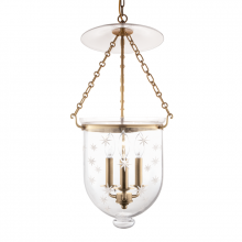 Hudson Valley Orange 254-AGB-C3 - 3 LIGHT PENDANT