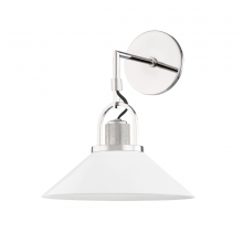 Hudson Valley Orange 2601-PN/WH - 1 LIGHT WALL SCONCE