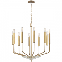Hudson Valley Orange 2610-AGB - 10 LIGHT CHANDELIER