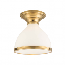 Hudson Valley Orange 2612-AGB - 1 LIGHT SEMI FLUSH
