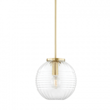 Hudson Valley Orange 2713-AGB - 1 LIGHT SMALL PENDANT