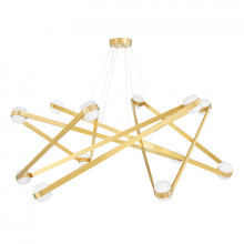 Hudson Valley Orange 2756-AGB - 12 LIGHT CHANDELIER