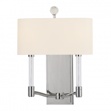 Hudson Valley Orange 3002-PN - 2 LIGHT WALL SCONCE