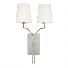 Hudson Valley Orange 3112-PN - 2 LIGHT WALL SCONCE
