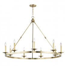Hudson Valley Orange 3209-AGB - 9 LIGHT CHANDELIER