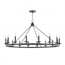 Hudson Valley Orange 3216-AOB - 16 LIGHT CHANDELIER