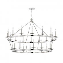 Hudson Valley Orange 3228-PN - 28 LIGHT CHANDELIER