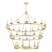 Hudson Valley Orange 3258-AGB - 36 LIGHT CHANDELIER