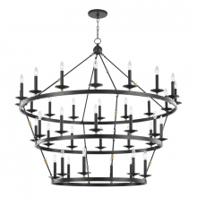 Hudson Valley Orange 3258-AOB - 36 LIGHT CHANDELIER