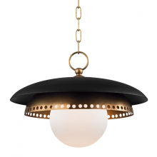 Hudson Valley Orange 3317-AGB - 1 LIGHT PENDANT