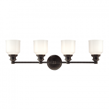 Hudson Valley Orange 3404-OB - 4 LIGHT BATH BRACKET