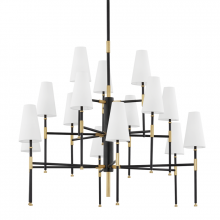 Hudson Valley Orange 3748-AOB - 15 LIGHT CHANDELIER