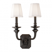 Hudson Valley Orange 382-OB - 2 LIGHT WALL SCONCE