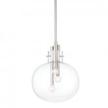 Hudson Valley Orange 3914-PN - 3 LIGHT PENDANT