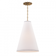 Hudson Valley Orange 3916-AGB - 1 LIGHT LARGE PENDANT