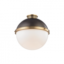 Hudson Valley Orange 4015-ADB - 1 LIGHT LARGE FLUSH MOUNT