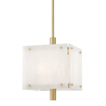 Hudson Valley Orange 4018-AGB - 4 LIGHT PENDANT