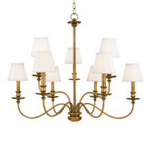 Hudson Valley Orange 4039-AGB - 9 LIGHT CHANDELIER