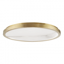 Hudson Valley Orange 4324-AGB - 24" LED FLUSH MOUNT