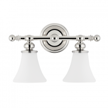 Hudson Valley Orange 4502-PN - 2 LIGHT BATH BRACKET