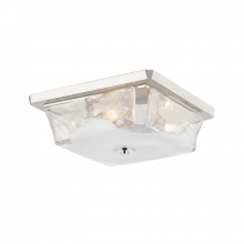 Hudson Valley Orange 4710-PN - 3 LIGHT FLUSH MOUNT