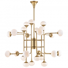 Hudson Valley Orange 4724-AGB - 24 LIGHT CHANDELIER