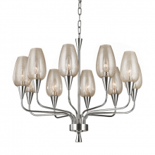 Hudson Valley Orange 4725-PN - 10 LIGHT CHANDELIER