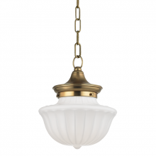Hudson Valley Orange 5009-AGB - 1 LIGHT SMALL PENDANT