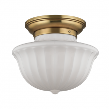 Hudson Valley Orange 5015F-AGB - 2 LIGHT LARGE FLUSH MOUNT