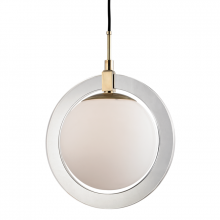 Hudson Valley Orange 5118-AGB - LARGE LED PENDANT